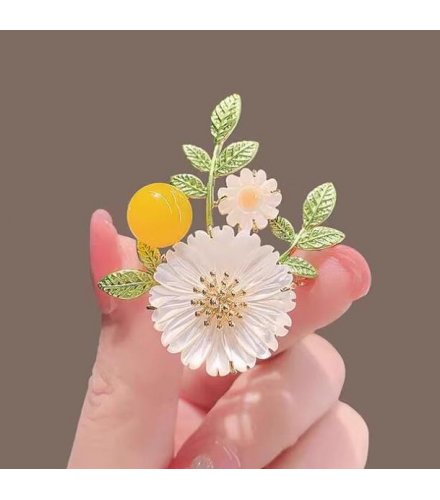 XSB126 - Elegant Floral Saree Brooch